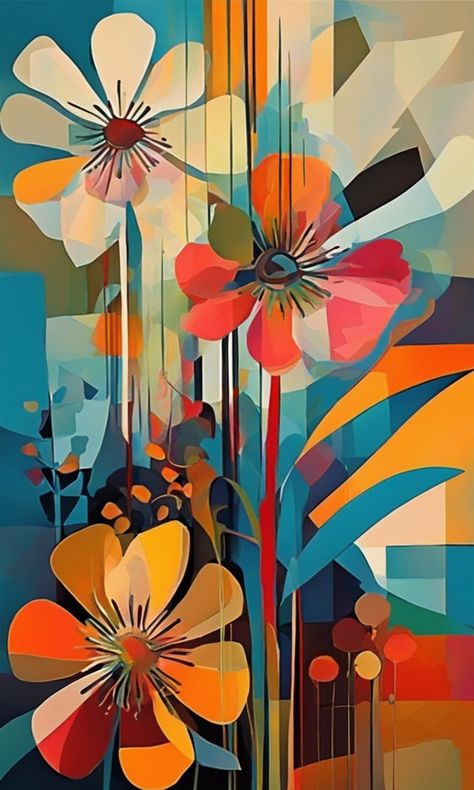 This captivating abstract floral composition fuses bold colors and geometric elements, creating a striking visual experience. Perfect for those who love modern, vibrant, and artistic home decor. ✨🎭

#AIModelStyle, #AbstractFloral, #BoldColors, #GeometricDesign, #ModernArtLover, #DigitalFlowerGarden Artistic Home Decor, Floral Composition, Digital Flower, Geometric Elements, Abstract Floral Art, Artistic Home, Digital Flowers, Color Shapes, Abstract Floral