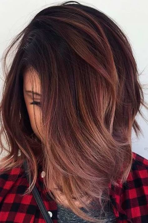 Rambut Brunette, Color Balayage, Fesyen Rambut, Trendy Hair Color, Ombre Hair Color, Brown Hair With Highlights, Hair Color And Cut, Fall Hair Color, Cool Hair Color