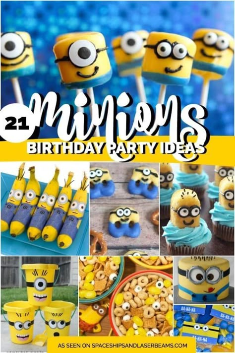 Diy Minion Birthday Party, Minion Birthday Party Ideas, Minion Party Ideas, Minions Birthday Party Decorations, Minions Birthday Theme, Minions Birthday Party, Diy Minions, Despicable Me Party, Minions Party