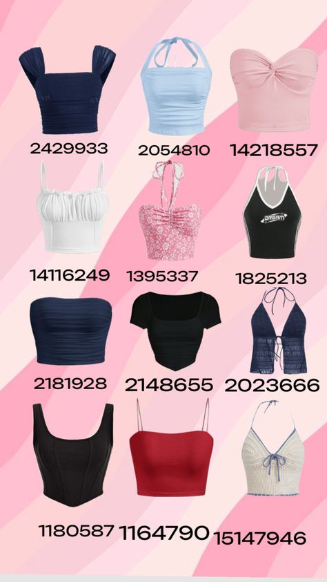 Shein cute summer tops 🫶 Shein Summer Tops Codes, Shein Bikinis Codes, Shein Codes Summer, Shein Tops Codes, Shein Summer Outfits With Codes, Shein Outfits Summer 2024 Codes, Summer Clothes Shein, Shein Fits Summer, Shein Tops Shirts