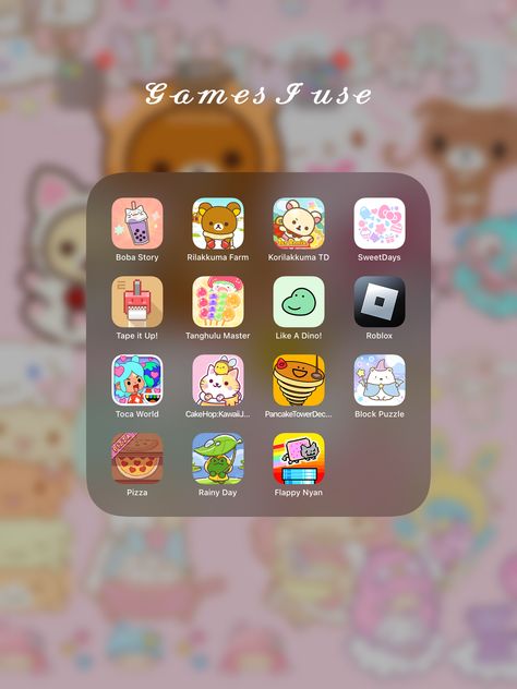 Cute Iphone Games To Play, Fun No Internet Games, Fun No Wifi Games, Cute Ios Games, Fun Games Apps, Korean Games App, Fashion Games App, Aesthetic Phone Games, Cute Ipad Games