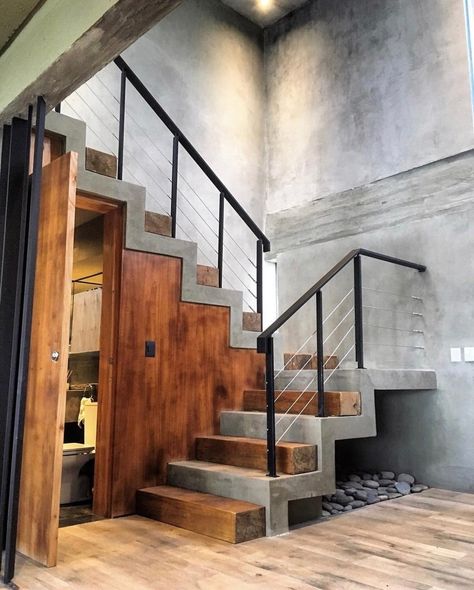 سلالم حلزونية, درج السلم, Stairs Design Modern, Stairway Design, Home Stairs Design, Modern Stairs, Loft House, Interior Stairs, Modern Staircase