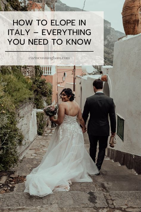 Italy Wedding Elopement, Eloping In Italy, Elopement In Italy, Elope Italy, Italy Wedding Aesthetic, Elopement Italy, Wedding Venues Ideas, Italy Wedding Venues, Elope In Italy