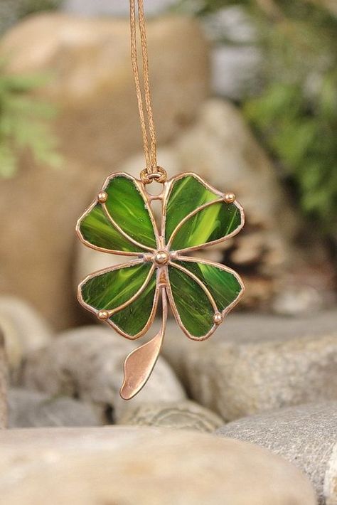 Shamrock Earrings, Lucky Leaf, Clover Jewelry, Green Clover, Green Shamrock, Four Leaf Clover Necklace, Clover Pendant, Clover Green, Lucky Clover