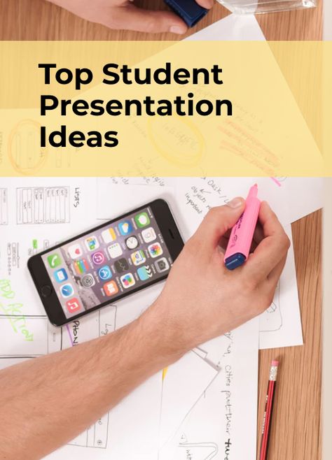 Here are a top of creative presentation ideas for students and tips on how to get ready for public speaking. #studentpresentation#educationtips