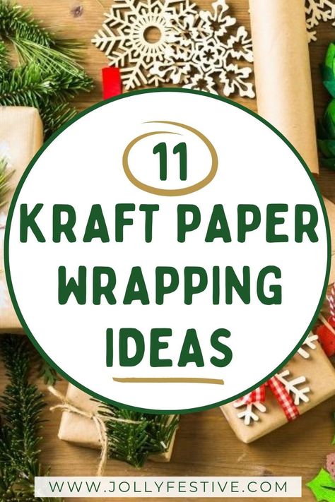 Brown paper wrapping ideas for an eco-conscious Christmas! Use this recyclable gift wrap idea and create your own fun designs. A perfect sustainable Christmas idea, these 11 kraft paper wrapping ideas for the holidays are ideal to give your gifts a personal feel. DIY your gift wrap this Christmas with these gift wrapping ideas for the holidays. Recycle Wrapping Ideas, Christmas Wrapping Ideas Kraft Paper, Christmas Brown Wrapping Paper Ideas, Kraft Paper Christmas Wrapping Diy, Brown Kraft Paper Wrapping, Wrapping With Craft Paper, White Kraft Paper Wrapping, Christmas Gift Wrapping Brown Paper, Rustic Christmas Gift Wrapping Ideas