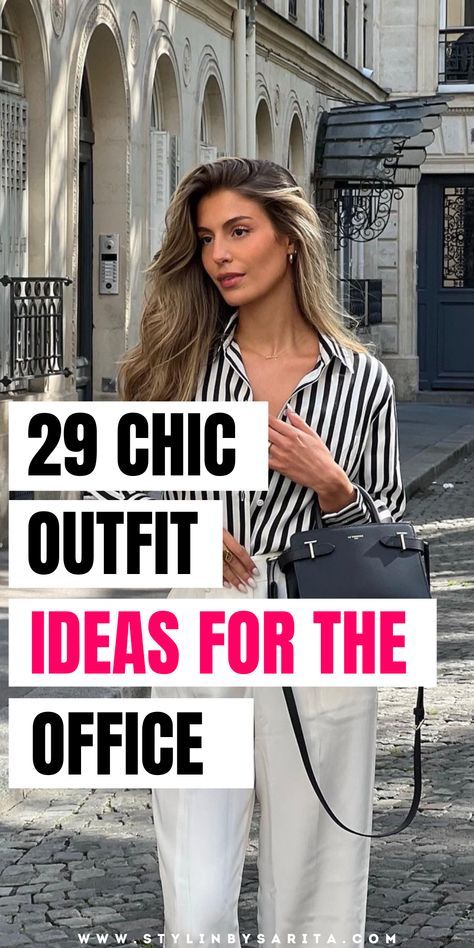 Looking for easy and stylish business casual outfits to wear to the office? Check out this post for 29 insanely cute and easy business casual outfits to copy! Professional Summer Work Outfits, Spring Outfits Women Work, Smart Casual Work Outfit Women, Casual Work Outfit Spring, Chic Business Casual Outfits, Ținute Business Casual, Spring Business Casual Outfits, Office Outfits Women Casual, Stylish Business Casual