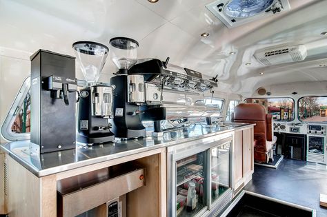 Coffee Bus, Bus Restaurant, Drive Thru Coffee, Coffee Food Truck, Mobile Cafe, Mobile Coffee Shop, Coffee Trailer, Coffee Van, Food Van