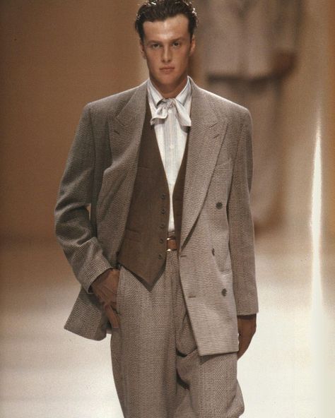 EA 1989 FW ** ** ** ** ** ** ** ** ** ** ** ** ** ** #menswear #malemodel #armani #malebeauty #fashionphotography #emporioarmani #bespoke… | Instagram 80s Outfit Men, Male Attire, 80s Suit, Armani Suits, Vintage Menswear, Custom Shoes Diy, 80s Outfit, Latest Design Trends, Recycled Fashion