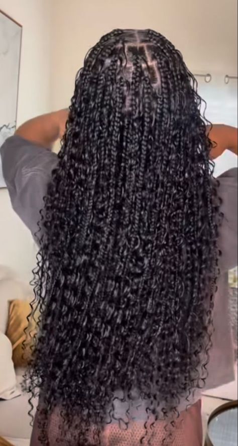 Boho Goddess Braids, Goddess Knotless Braids, Goddess Knotless, Boho Braided Hairstyles, Black Kids Braids Hairstyles, Goddess Braids Hairstyles, Box Braids Hairstyles For Black Women, Quick Braided Hairstyles, Cute Box Braids Hairstyles