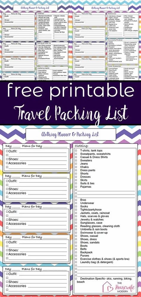 Travel Planner Printable Free Packing Lists, International Vacation Packing List, Free Vacation Planner Printable, Vacation Packing List Template, 3 Week Vacation Packing List, Master Packing List, Free Printable Packing List For Vacation, Travel Packing List Template, Editable Packing List Template Free