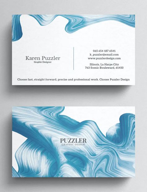 Graphic Designer Name Card, Artist Business Card Design Creative, Business Cards Design Ideas, Artist Cards Business, Business Card For Graphic Designer, Business Cards For Artists, Artist Visiting Card, Designer Visiting Card, Artistic Business Cards