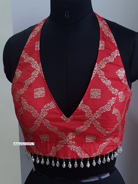 Off Shoulder Lengha Blouse, Corset Style Lehenga Blouse, Megha Sleeve Blouse Design, Halterneck Saree Blouse, Broad Neck Kurti Design, One Shoulder Blouse Lehenga, Navratri Blouse Designs, Choli Ideas, Halter Neck Blouse Design