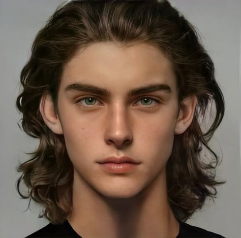 Brown Hair Male, Art Breeder, Character Faces, Character Inspiration Male, Face Reference, Hair Reference, Male Characters, Arte Fantasy, Male Portrait