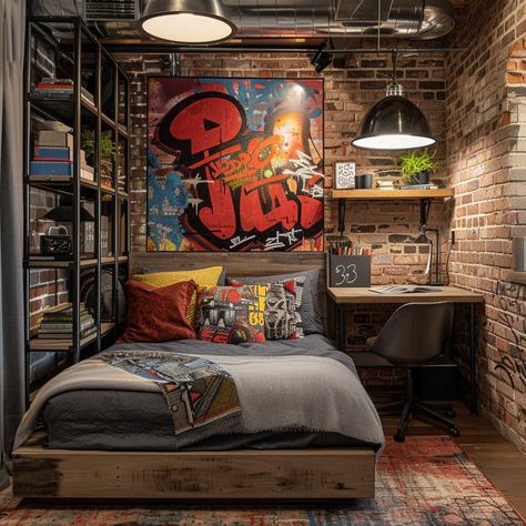 3+ Fresh and Funky Modern Teen Boy Bedroom Styles • 333+ Inspiring Lifestyle Ideas Teenager Room Ideas For Boys, Guy Bedroom Ideas, Chill Rooms, Minimalist Rooms, Modern Teen Boy Bedroom, Teen Bed, Teenager Bedroom Design, Male Living Space, Teenager Bedroom