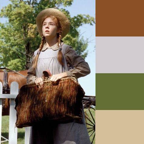 Anne of Green Gables Color Palette Anne Of Green Gables Color Palette, Anne With An E, Painting Inspo, Anne Of Green, Paint Colours, Anne Of Green Gables, Green Gables, New Home Designs, Yarn Dyeing