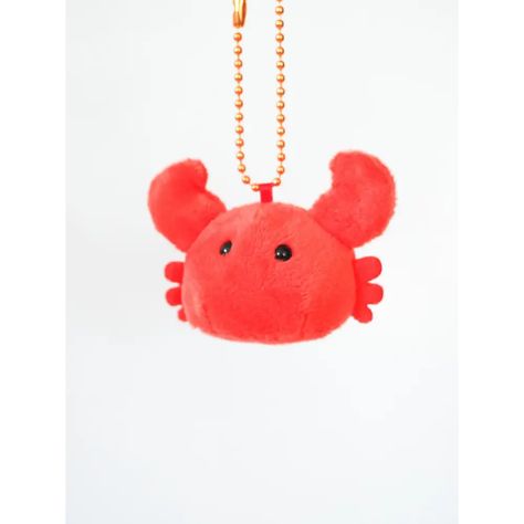 Crab Keychain Plush - keychains Felt Crab, Santa Ideas, Keychain Plush, Plush Keychain, I Cool, All That Glitters, Pattern Free, You Smile, Secret Santa