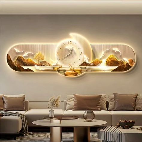 Led Large Wall Clocks Luxury Digital Mechanism Restaurant Minimalist Wall Watch Creative Reloj De Pared Living Room Decoration Link 👇👇👇👇👇👇👇👇 https://s.click.aliexpress.com/e/_EQPvZR3 #ledlights #wallart #walldecor #interiordesignideas Wall Clock Luxury, Large Wall Clocks, Led Wall Clock, Wall Watch, Pooja Room Door Design, Room Door Design, Room Door, Pooja Room, Society 6