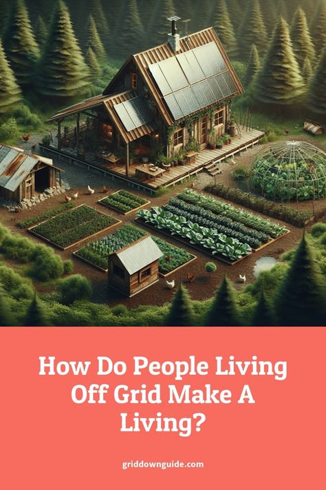 Discover how people living off-grid make a living through sustainable farming, artisanal crafts, remote work, and more in this comprehensive guide to off-grid income! Off Grid Living Aesthetic, Dry Cabin, Living Off Grid, Living Off The Grid, Off Grid House, Emergency Plan, Water Collection, Renewable Sources Of Energy, Sustainable Farming