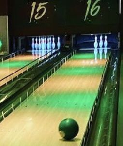 Green Arcade Aesthetic, Aesthetic Led Lights, Bowling Aesthetic, Arcade Aesthetic, Fun Friends, Bowling Ball, Green Aesthetic, Tennis Court, Bowling