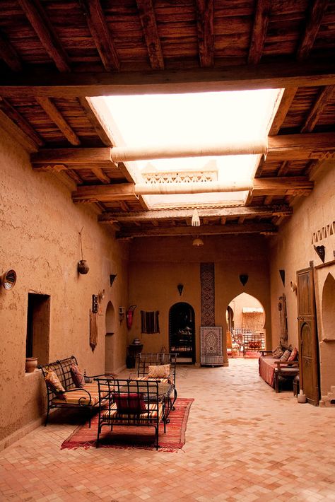 A Kasbah (traditional Moroccan home) in Morocco. [© Jonathan Reid]  Wiki: A kasbah or Qassabah is a type of medina, Islamic city, or fortress (citadel). Moroccan Houses, Mud House, Adobe House, Moroccan Homes, Casa Country, Moroccan Interiors, Casas Coloniales, Cob House, Vernacular Architecture