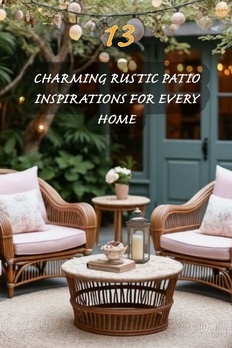 As I unwind on this cozy patio, I'm surrounded by the perfect blend of rustic charm and comfort. The inviting wicker chairs and natural textures create an oasis where I can enjoy my morning coffee or relax with a good book. This space is not just for gathering; it's a personal retreat that reflects my love for elegant, yet cozy design. Patio Design Ideas, Lodge Look, Personal Retreat, Rustic Patio, Cozy Patio, Patio Inspiration, Cozy Design, Traditional Dining Room, Wicker Chairs