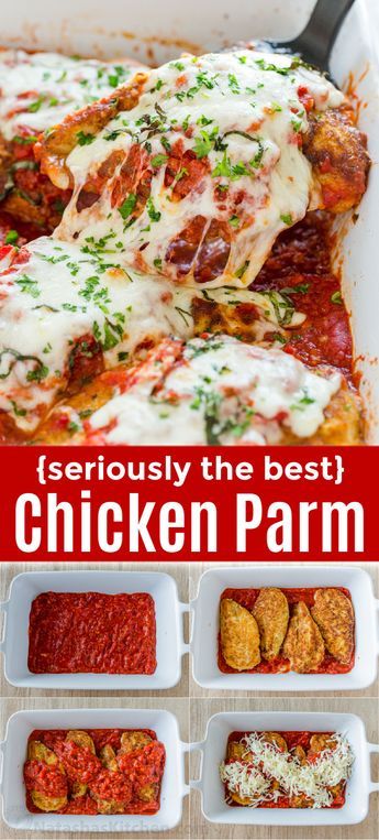 Quick Chicken Dinner For 2, Best Chicken And Veggie Dinner, Health Chicken Recipes Clean Eating, Chicken And Parmesan Cheese, Parmesan Crusted Chicken Parmesan, Recipe For Parmesan Crusted Chicken, Easy Chicken Recipes For Lunch, Dinner Recipes Classic, Chicken Parmesan Recipe With Alfredo