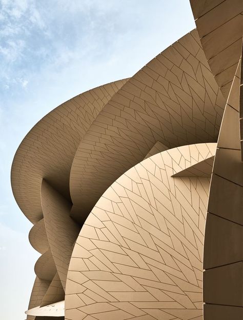 ED First Look: The National Museum of Qatar National Museum Of Qatar, Qatar National Day, Geometric Volume, Man Made Island, Jean Nouvel, Pritzker Prize, Archaeological Finds, Guggenheim Museum, Museum Architecture