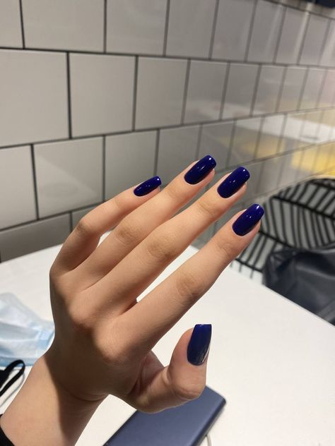 Electric Blue Nail Art, Blue Electric Nails, Electric Blue Nails Design, Blue Nails Aesthetic, Electric Blue Nails, Attractive Nails, Nail 2023, Blue Nail Art, Blue Nail Designs