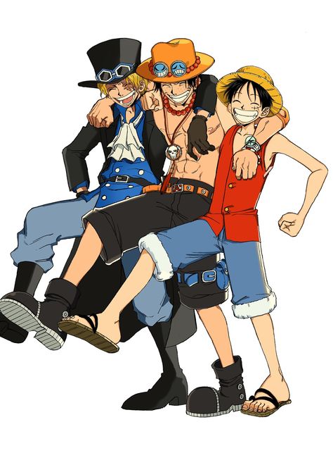 Asl Brothers, Sabo One Piece, رورونوا زورو, Ace Sabo Luffy, Ace And Luffy, One Piece Ace, One Piece Ship, Nami One Piece, Dark Material