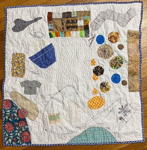 Heidi Parkes Quilts, Heidi Parkes, Story Quilts, Quilt Collage, Story Quilt, Quilt Board, Quilt Stories, Soft Sculpture, Magpie