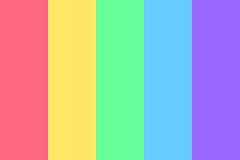 Pastel Rainbow Background, Rainbow Color Palette, Rainbow Color Background, Rainbow Palette, Color Palette Challenge, Palette Design, Color Schemes Colour Palettes, Palette Art, Palette Ideas