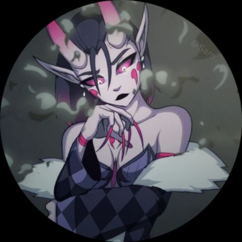 Hrny Icon, The Lich Pfp, Succubus Pfp Icon, Herzha Fandeltales, Derpixon Fanart, 500x500 Pfp, Derpixon Icon, Menu The Succubus, The Cursed Prince