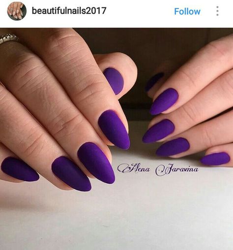 Matte Purple Nails, Light Purple Nails, Purple Acrylic Nails, Valentine Nails, Purple Nail Designs, Purple Nail, Almond Acrylic Nails, Nails Only, Kids Classroom