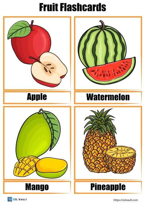 Fruits Pictures For Kids, Fruit Flashcards Free Printable, Fruit Pictures For Kids, Fruits Flashcards For Kids, Measurement Preschool, Fruits Pictures, Pictures Of Fruit, Pictures Of Fruits, Fruits Name With Picture