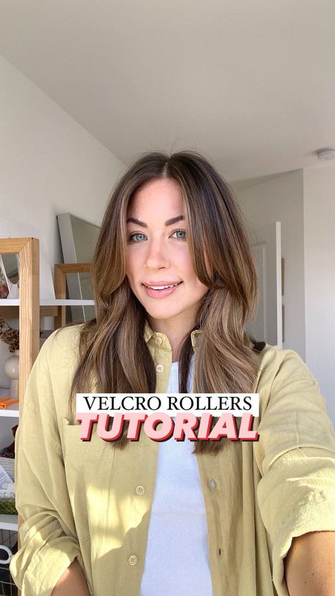 ALLIE • RALEIGH INFLUENCER | my secret for volume: VELCRO ROLLERS 🥳 sharing how i use these $15 velcro rollers for MAJOR volume! sound on 🔊 • shop these on my amazon... | Instagram Velcro Rollers Layered Hair, Using Velcro Rollers For Volume, How To Use Velcro Rollers For Volume, Velcro Rollers Medium Length Hair, How To Use Velcro Rollers, Velcro Rollers Tutorial, Velcro Rollers, Wavy Hairstyles Tutorial, How To Style Bangs