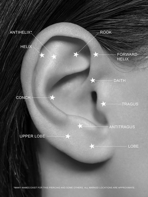 Ear Piercing Aesthetic, Ear Piercings Aesthetic, Piercings Aesthetic, Piercing Aesthetic, Minimalist Ear Piercings, Ear Peircings, Double Ear Piercings, Eye Piercing, Ear Piercings Tragus