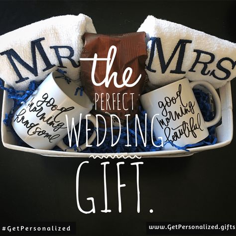 Share the best Wedding Gift that stays forever as lifetime memory! Create the perfect one with #GetPersonalized - https://buff.ly/2KR7TVb   #Wedding #WeddingGift #Anniversary #CuteGift #SpecialGift #Giftshop #Algona #Iowa #IowaState #WeddingCollection Mr And Mrs Gift Basket, Wedding Gift Ideas For Bride And Groom, Gifts For Bride And Groom, Gift Tutorial, Gifts For Bride, Wedding Gifts For Bride And Groom, Creative Wedding Gifts, Wedding Gifts For Friends, Diy Wedding Gifts