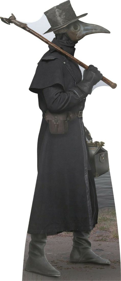 59 x 25 inches. Our cardboard cutout of a Plague Doctor. All cardboard cutouts come folded and have an easel attached to the back to be self-standing. Items are printed and produced to order. Printing and processing takes up to 5 business days plus shipping time. Plauge Doctor Outfits, Pleg Doctor, Plague Doctor Outfit, Medieval Plague Doctor, Plague Doctor Costume, Plague Doctors, Halloween Board, Scp 049, Doctor Outfit