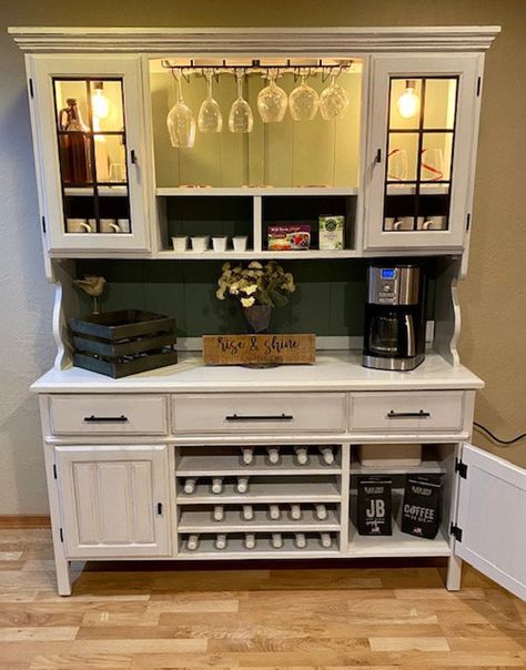 Chalkboard Coffee, Wine And Coffee Bar, Armoire Bar, Coffee/wine Bar, Coffee Cabinet, Cabinet Buffet, Bar Buffet, Awesome Furniture, Beverage Station