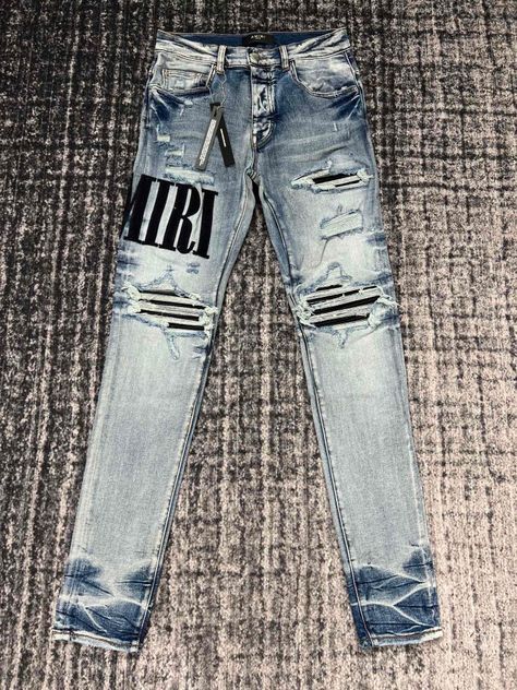 Amiri Pants, Designed Jeans, Apc Jeans, Amiri Jeans, Streetwear Chic, Denim Inspiration, Mens Luxury Fashion, Jeans For Men, Denim Collection