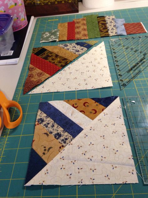 Quilt Backs Ideas, String Quilts Ideas, Quilting Borders Ideas, String Quilt, Block Quilt, Scrappy Quilt Patterns, String Quilts, Scrap Quilt Patterns, Scrap Material