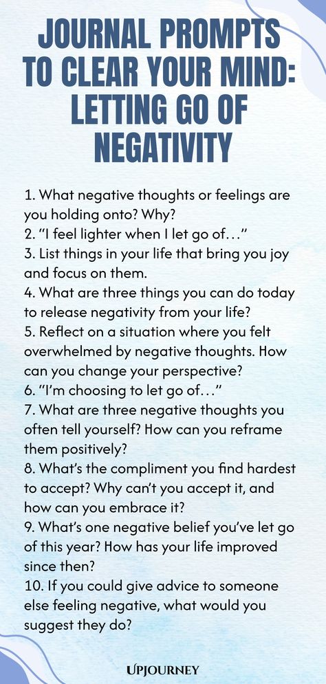 Explore these thought-provoking journal prompts tailored to help you release negativity and declutter your mind. Let go of what no longer serves you, and invite positivity into your life. Taking the time to reflect through writing can be a powerful tool for personal growth and mental clarity. Start your journaling journey today with these effective prompts! Decluttering Journal Prompts, Journaling Prompts For Letting Go, Funny Journal Prompts Hilarious, Journal Prompts For Release, Let Go Journal Prompts, Journal Prompts For Negative Thoughts, Graditute Journals Prompts, Letting Go Journal Prompts, Journal Prompts For Letting Go