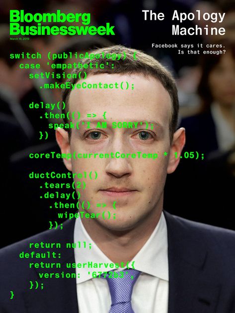 Facebook’s Crisis Management Algorithm Runs on Outrage Visuell Identitet, Bloomberg Businessweek, Cover Pics, Design Reference, Facebook Cover, Magazine Design, Visual Design, Editorial Design, Graphic Design Inspiration