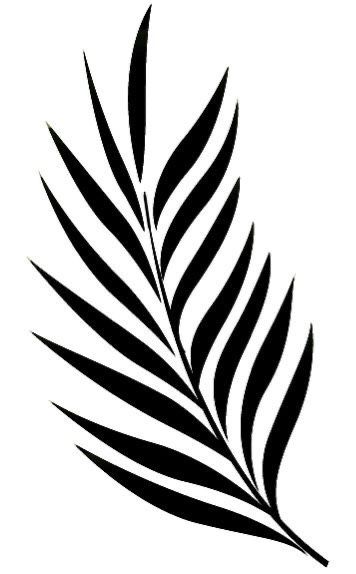 Tropisches Tattoo, Blatt Tattoos, Boom Kunst, Palm Frond Art, Idee Cricut, Palm Tree Tattoo, Leaf Stencil, Palm Tree Leaves, Soyut Sanat Tabloları