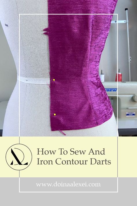 Fashion Terminology, Sewing Darts, Sewing Tops, Dress Patterns Free, Couture Sewing Techniques, Diy Sewing Clothes, Couture Sewing, Refashion Clothes, Sewing For Beginners