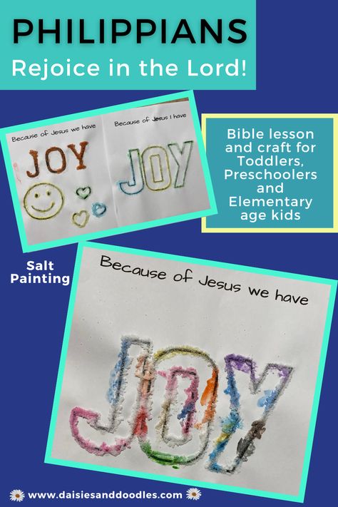 Rejoice In The Lord Always Craft, Joy Preschool Craft, Joy Crafts For Kids, Joy Activities For Kids, Joy Crafts For Kids Sunday School, Jesus Preschool, Joy Craft, Bible Study Activities, Bible Camp