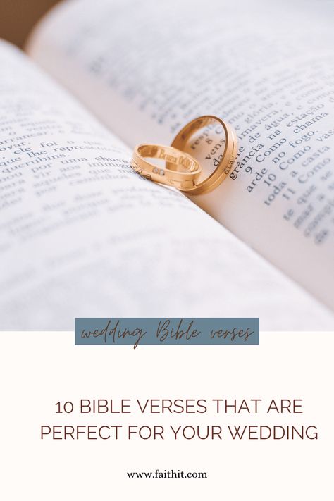 perfect Bible verses for weddings Wedding Bible Verses Marriage, Bible Verses For Weddings, Bible Verse Wedding, Marriage Verses, Wedding Bible Verses, Christian Weddings, Marriage Scripture, Wedding Verses, Marriage Bible Verses