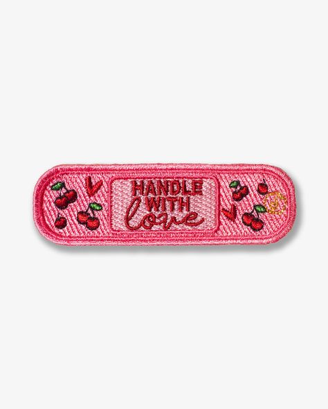 Say it with a patch! Our Embroidered Sticker Patch can be used on our phone cases, tech accessories, bags, pockets, and just about anything to make it your own. Features 3M adhesive backing. No iron is necessary! Material:Polyester Desain Buklet, Scrapbook Book, Rug Ideas, Cute Patches, Png Icons, 자수 디자인, Sticker Patches, Digital Journal, Accessories Bags