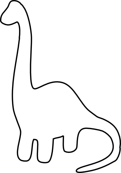 Dinosaur Outline Drawing, Dinosaur Outline Printable, Dinosaurs Template, Dino Outline, Dinosaur Cut Outs, Dinosaur Birthday Party Food, Dinosaur Crafts Preschool, Dinosaur Outline, Dinosaur Template